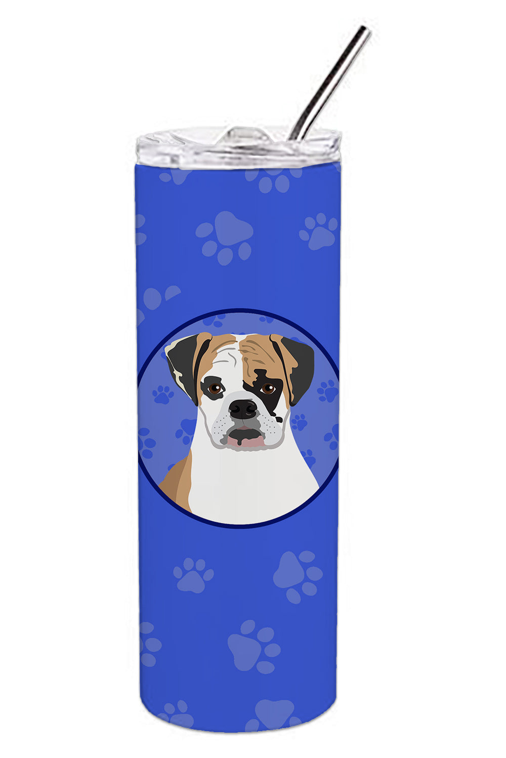 Buy this English Bulldog Tricolor #2  Stainless Steel 20 oz Skinny Tumbler