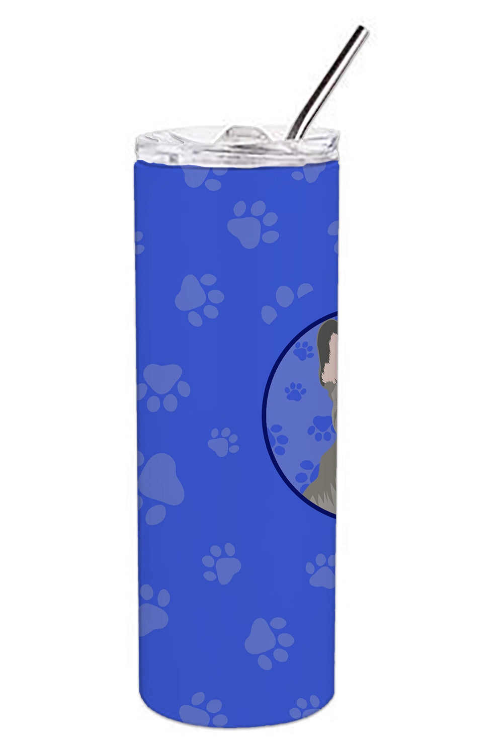 French Bulldog Blue  Stainless Steel 20 oz Skinny Tumbler - the-store.com