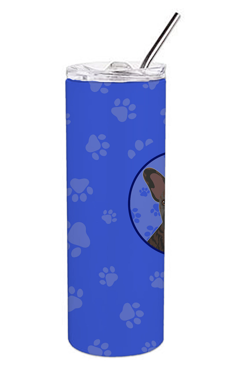 French Bulldog Brindle #2  Stainless Steel 20 oz Skinny Tumbler - the-store.com