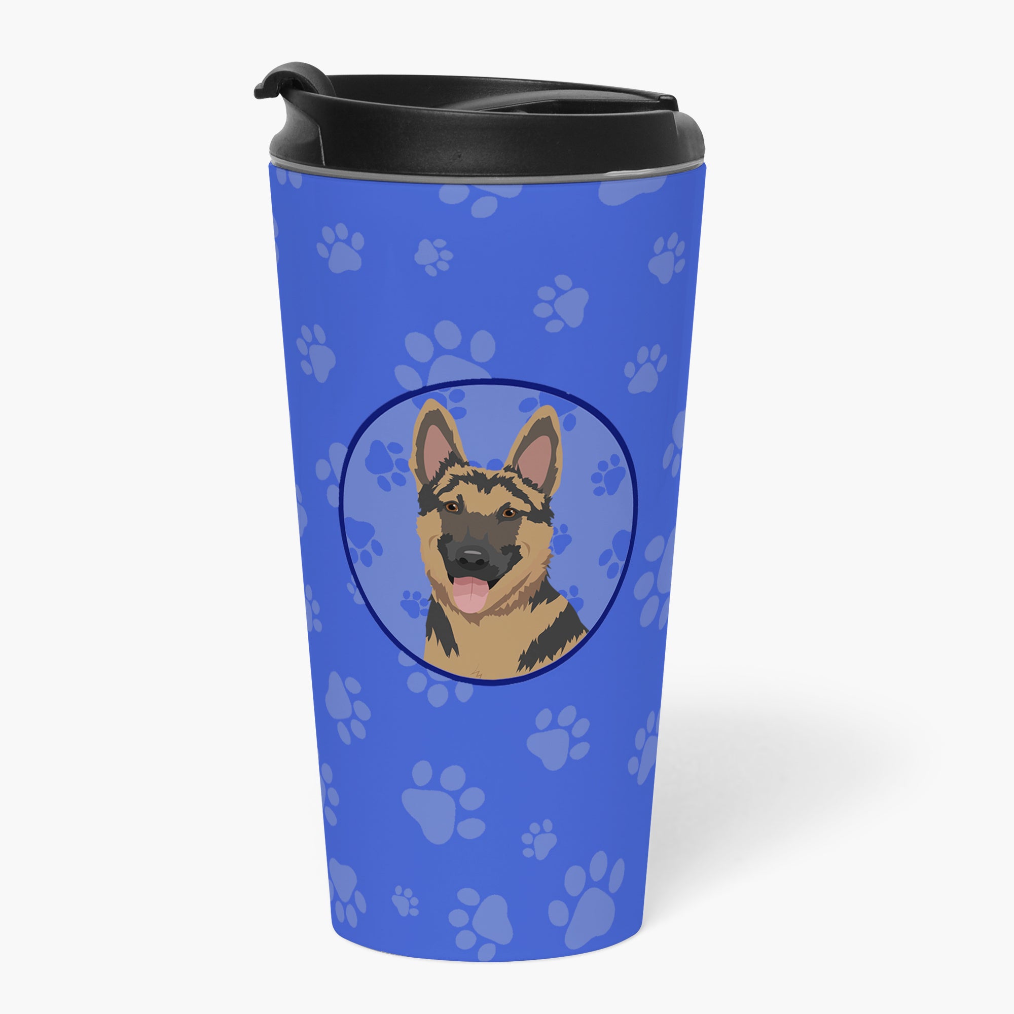 Buy this German Shepherd Red and Black  Stainless Steel 16 oz  Tumbler