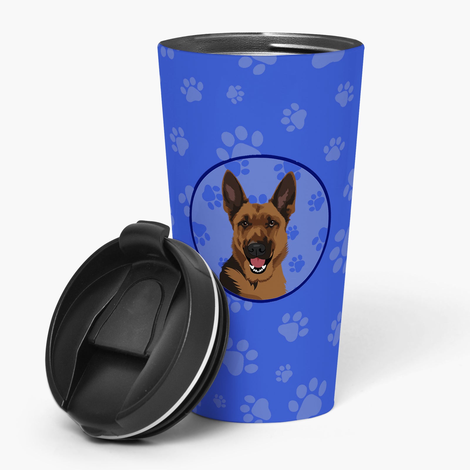 Buy this German Shepherd Black and Tan #2  Stainless Steel 16 oz  Tumbler