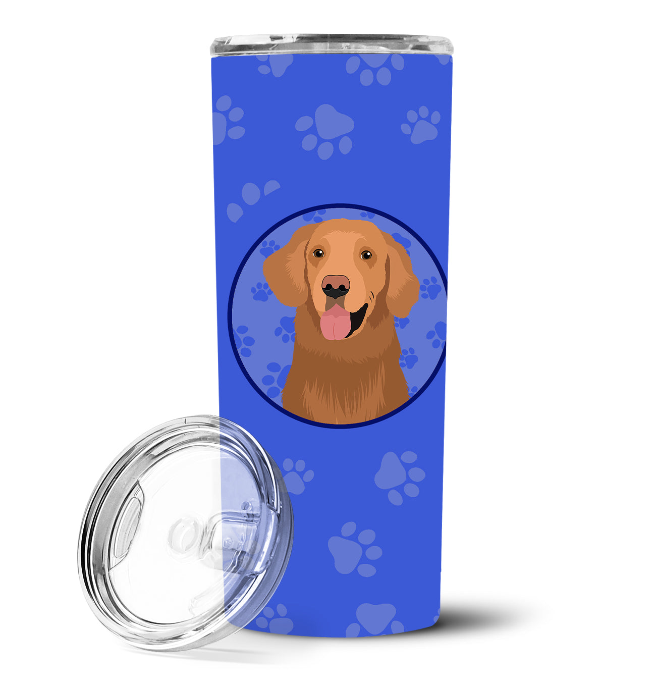 Golden Retriever Red #1  Stainless Steel 20 oz Skinny Tumbler - the-store.com