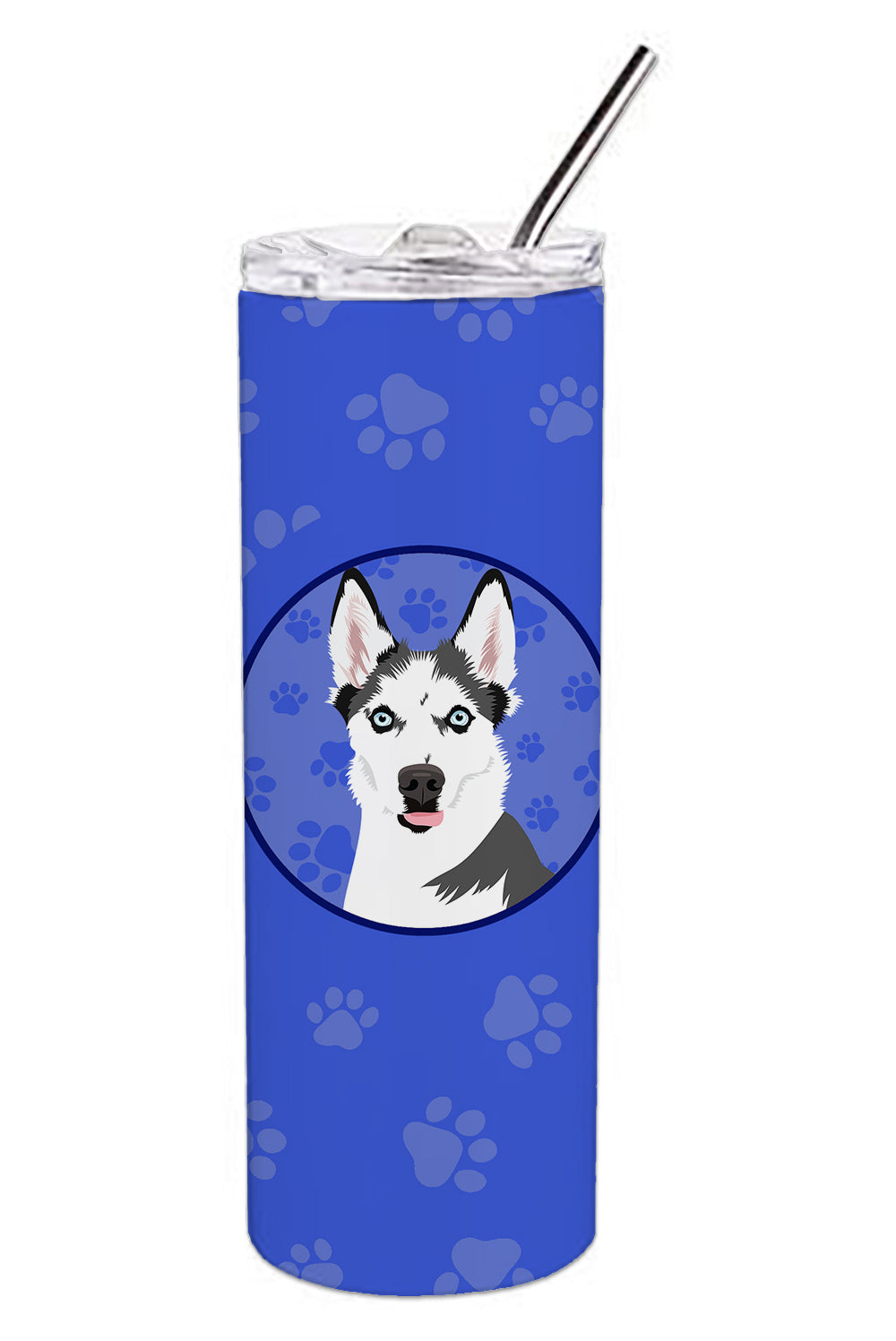 Buy this Siberian Husky Puppy  Stainless Steel 20 oz Skinny Tumbler