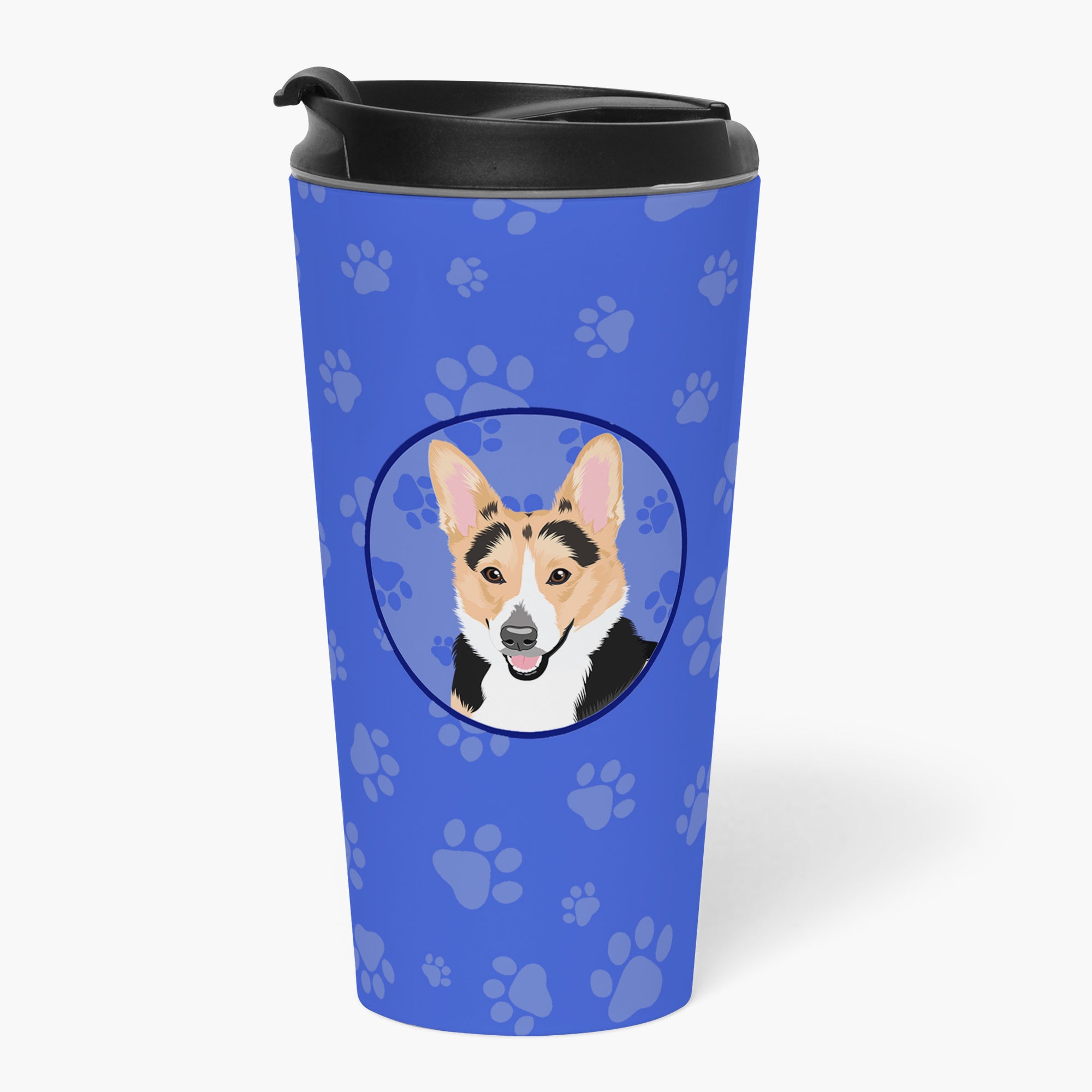 Buy this Pembroke Welsh Corgi Tricolor Red-Headed  Stainless Steel 16 oz  Tumbler