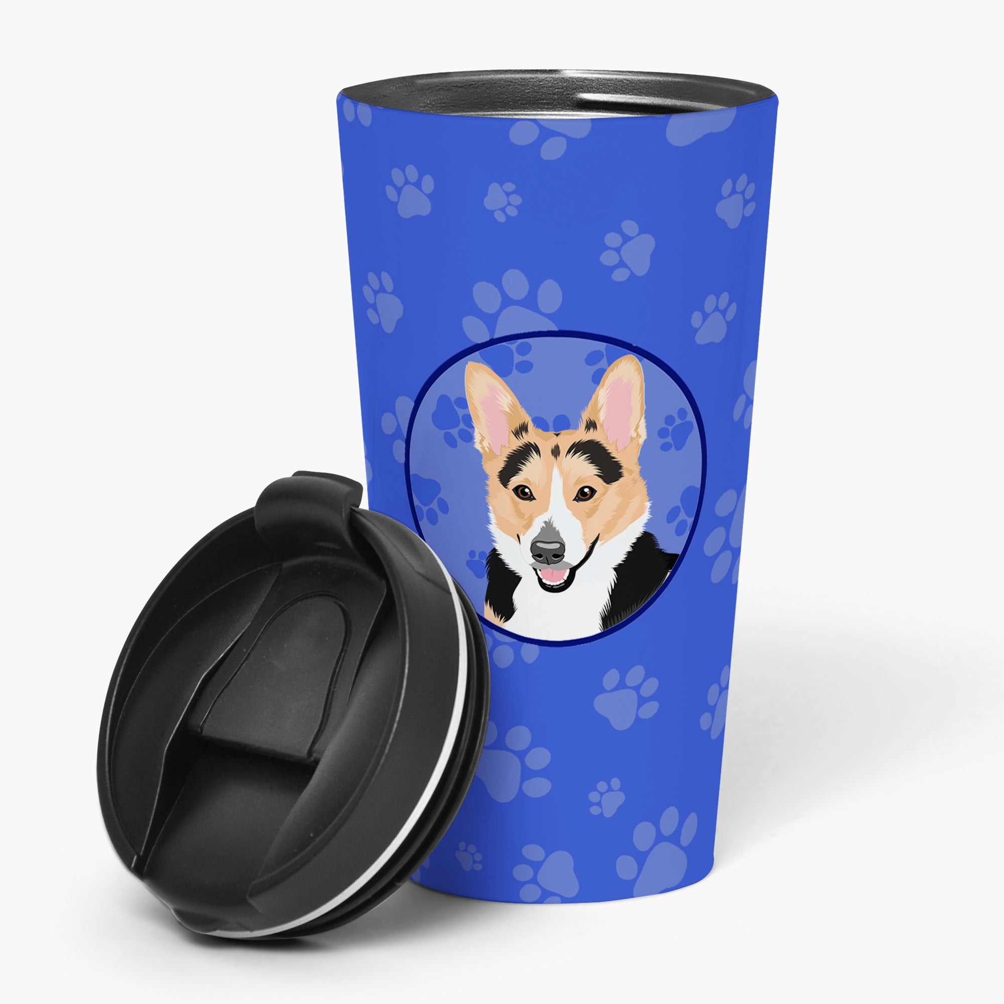 Buy this Pembroke Welsh Corgi Tricolor Red-Headed  Stainless Steel 16 oz  Tumbler