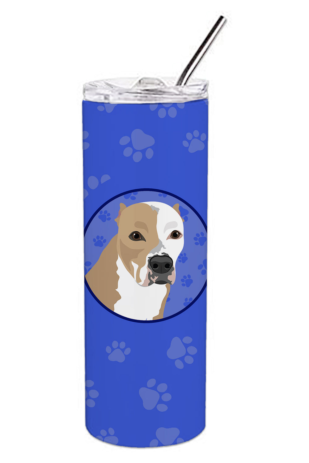 Buy this Pit Bull Fawn #4  Stainless Steel 20 oz Skinny Tumbler