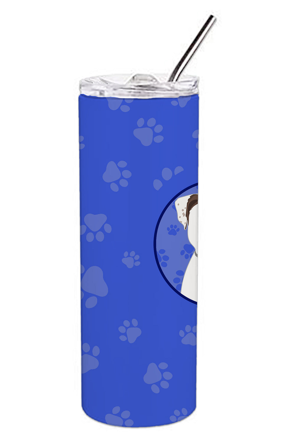 Buy this Pit Bull White #2  Stainless Steel 20 oz Skinny Tumbler