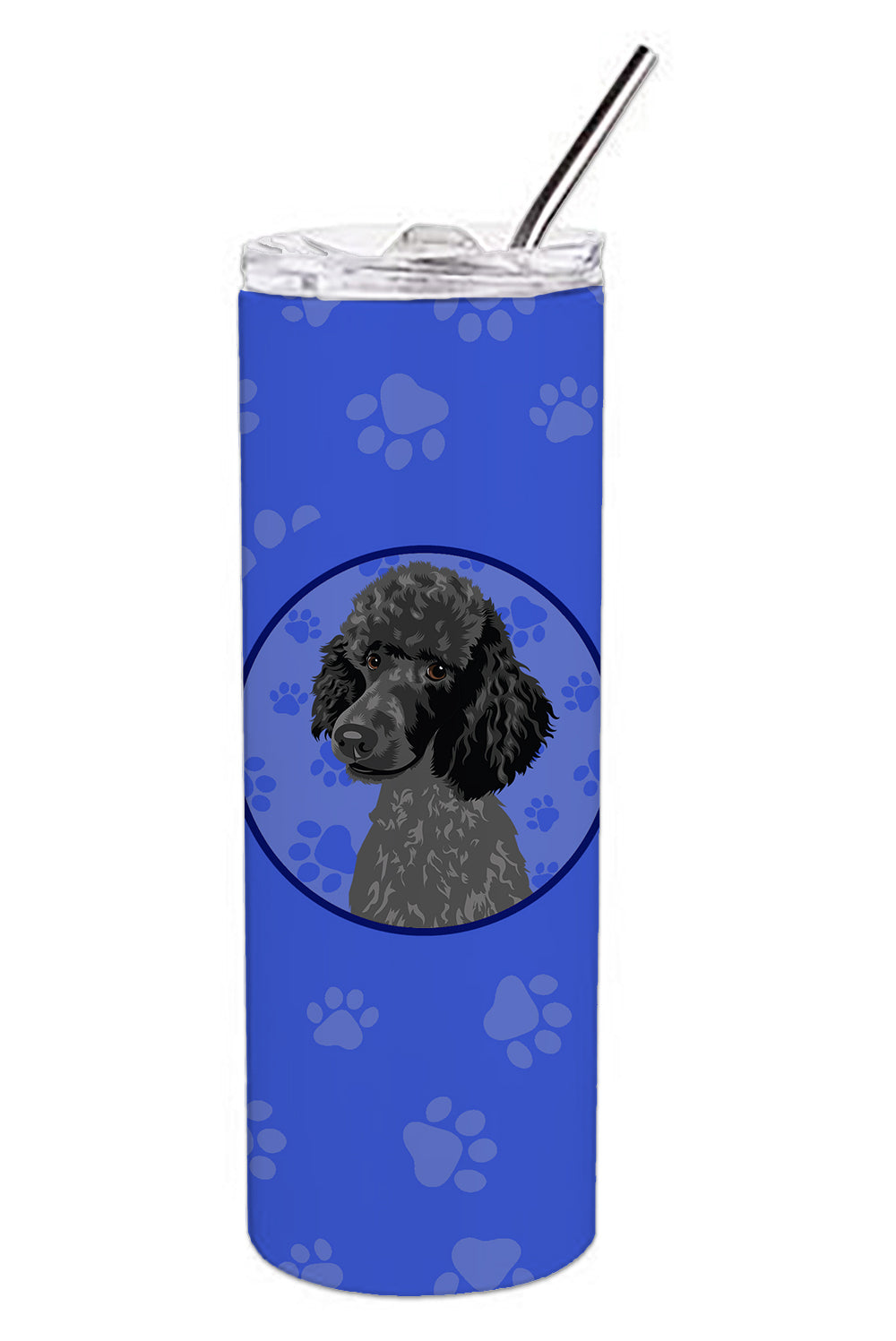 Buy this Poodle Standard Black  Stainless Steel 20 oz Skinny Tumbler