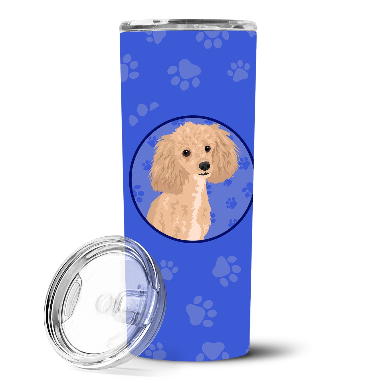 Poodle Toy Apricot #1  Stainless Steel 20 oz Skinny Tumbler - the-store.com