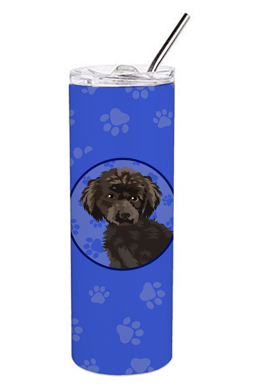 Buy this Poodle Toy Brown  Stainless Steel 20 oz Skinny Tumbler