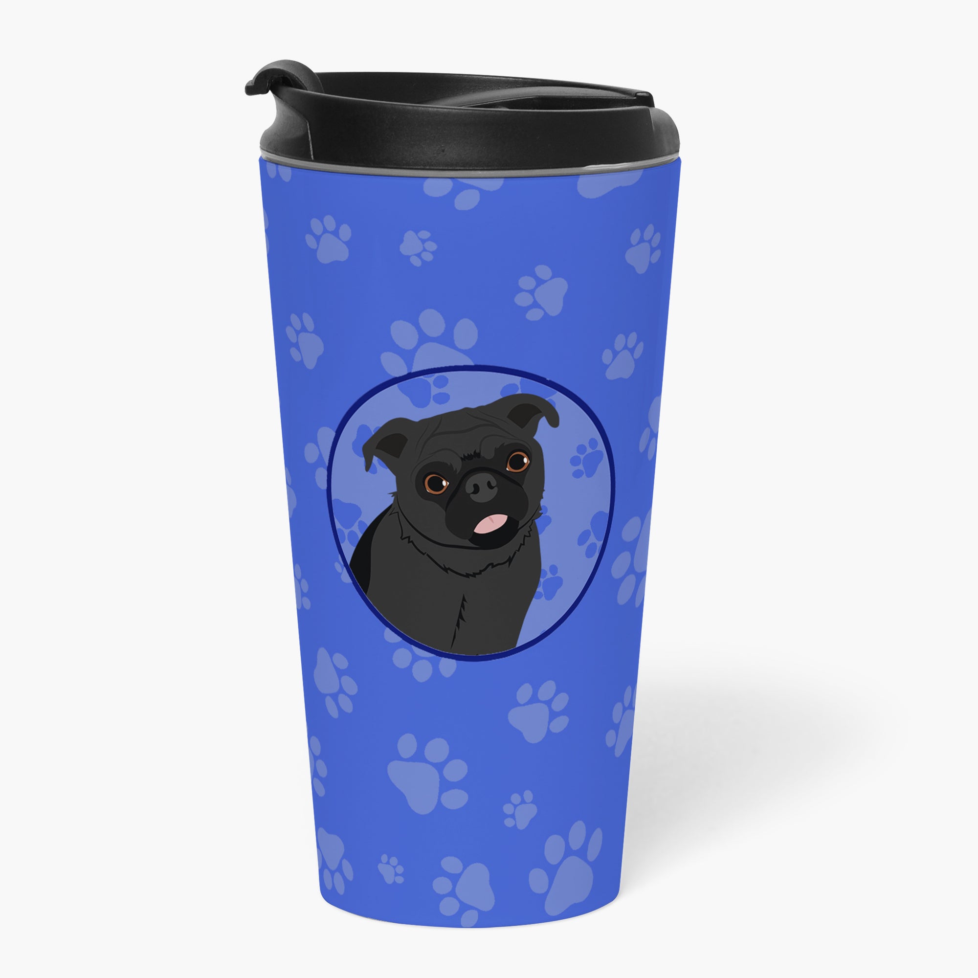 Pug Black #1  Stainless Steel 16 oz  Tumbler - the-store.com