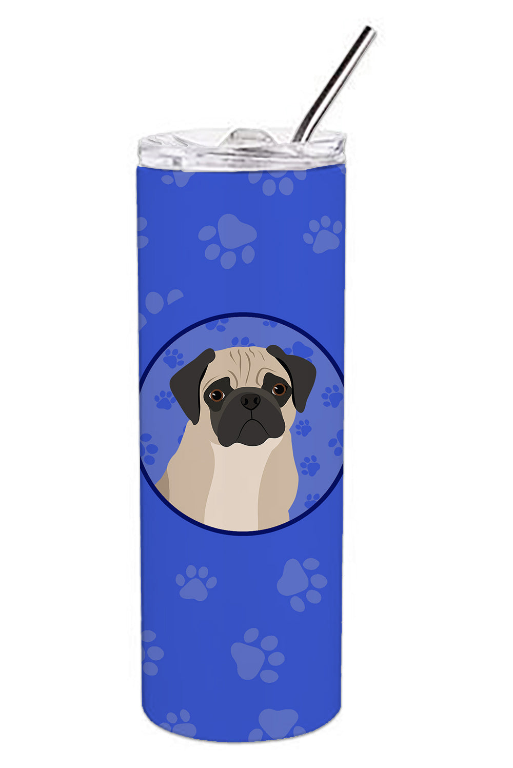 Buy this Pug Fawn #3  Stainless Steel 20 oz Skinny Tumbler