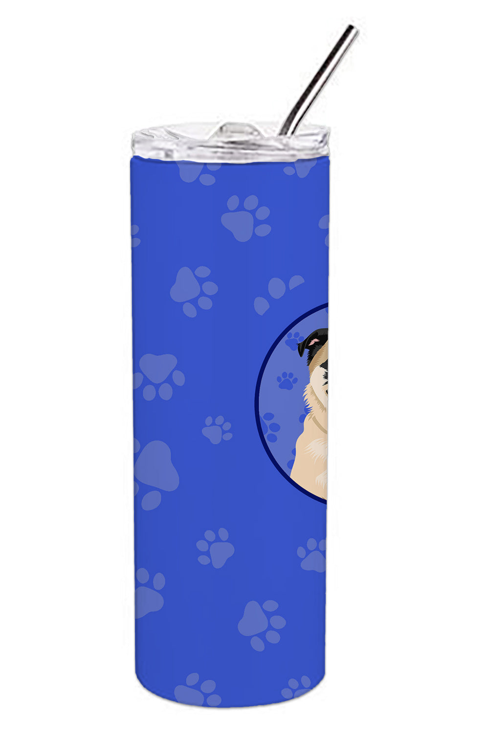 Pug Fawn #5  Stainless Steel 20 oz Skinny Tumbler - the-store.com