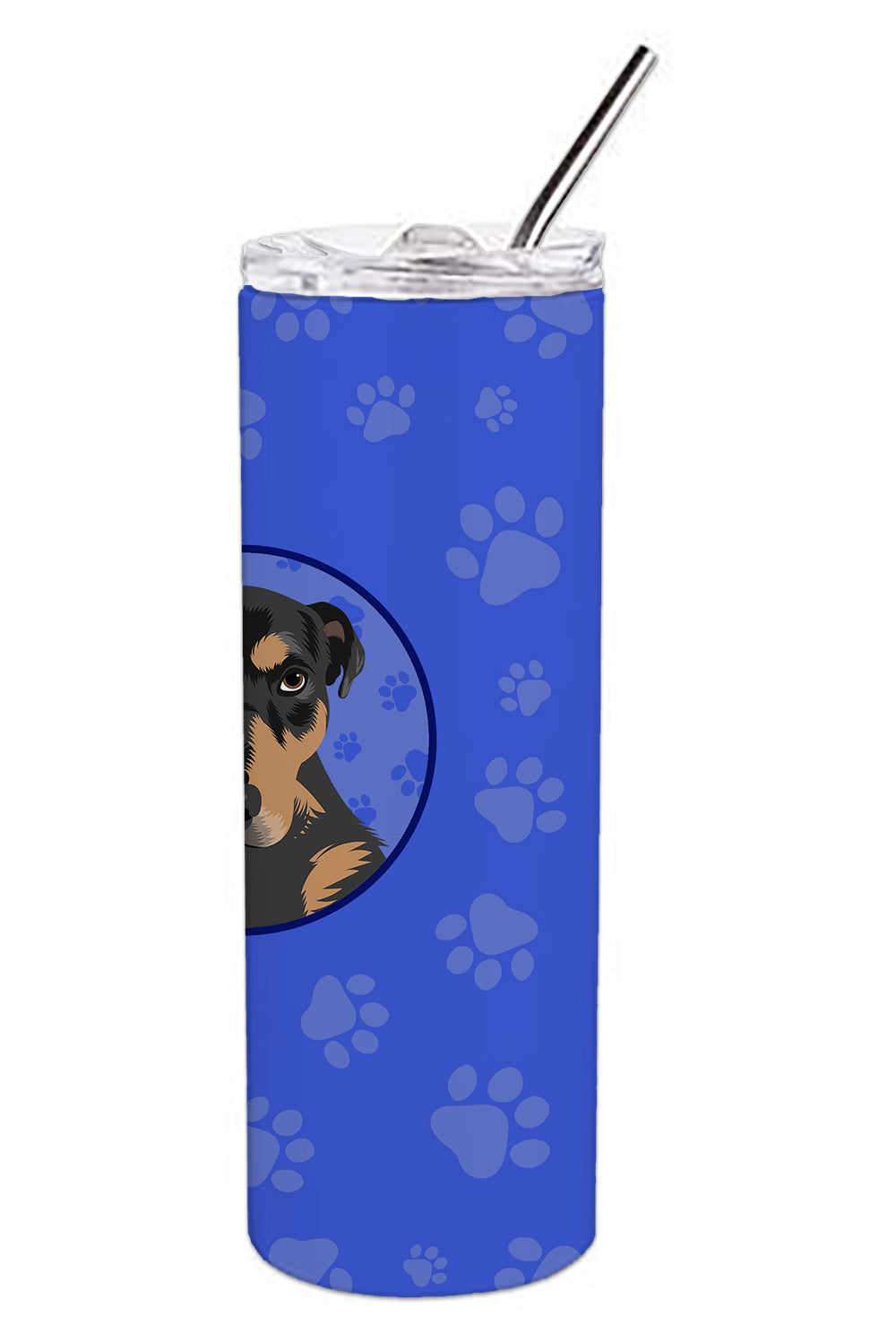 Rottweiler Black and Tan #2  Stainless Steel 20 oz Skinny Tumbler - the-store.com