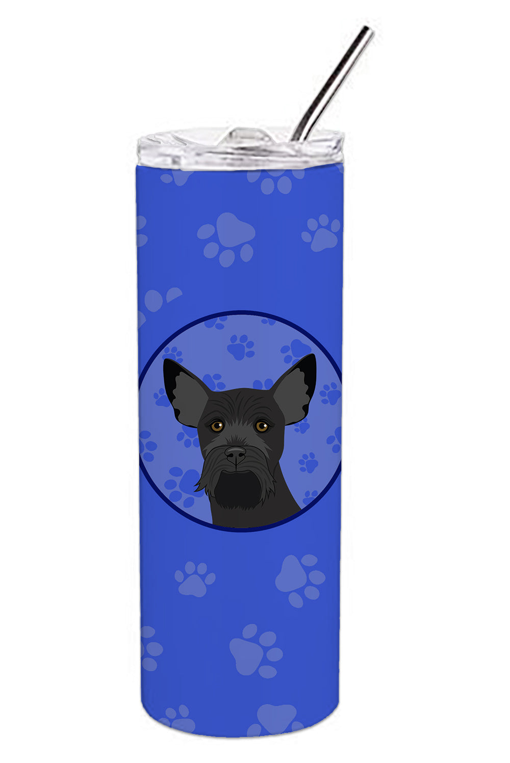 Buy this Schnauzer Black #2  Stainless Steel 20 oz Skinny Tumbler