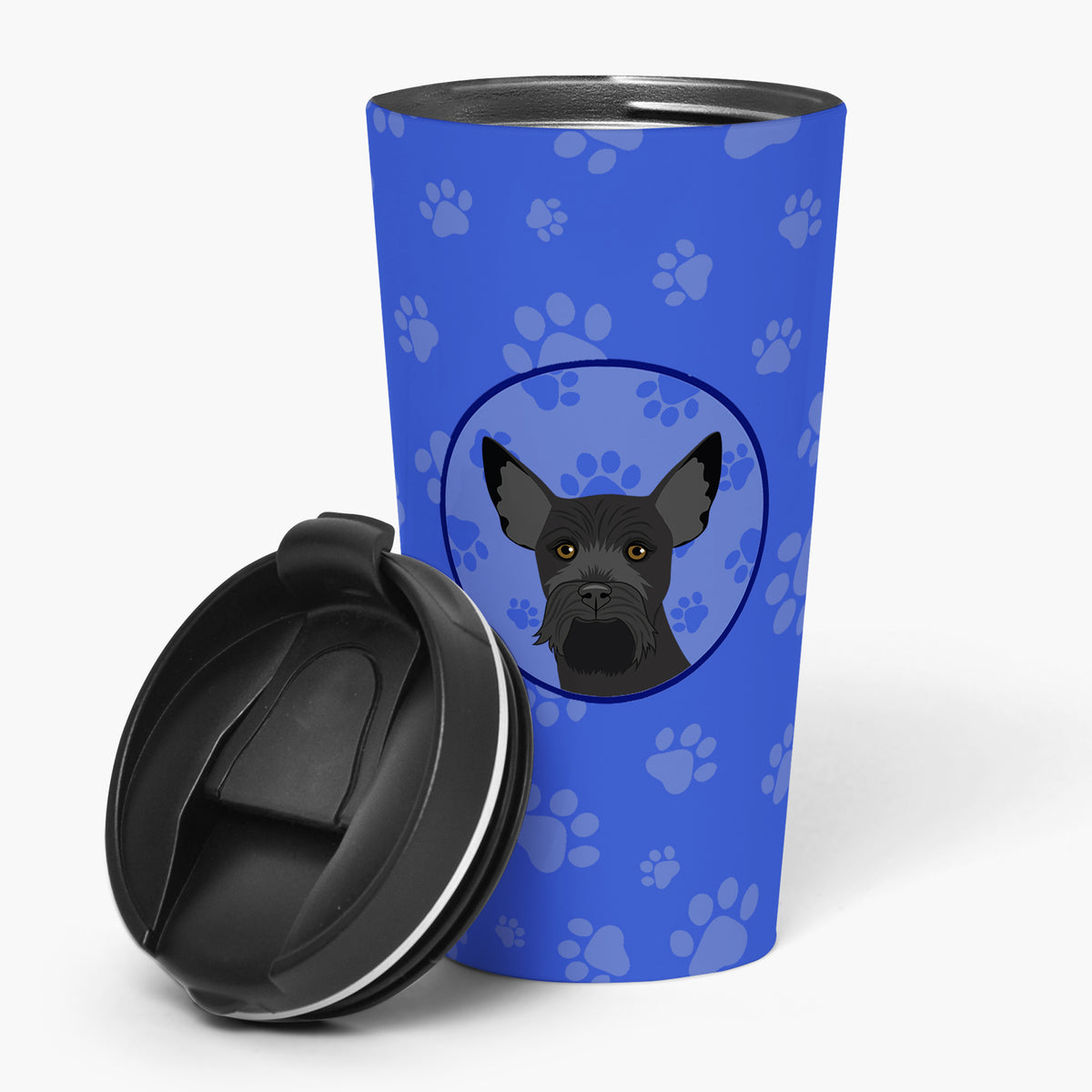 Buy this Schnauzer Black #2  Stainless Steel 16 oz  Tumbler