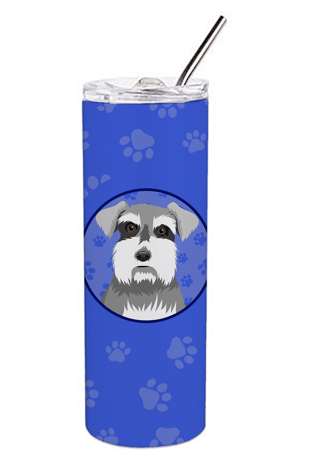 Buy this Schnauzer Salt and Pepper #1  Stainless Steel 20 oz Skinny Tumbler