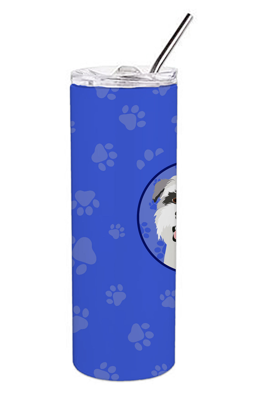 Buy this Schnauzer Salt and Pepper #2  Stainless Steel 20 oz Skinny Tumbler