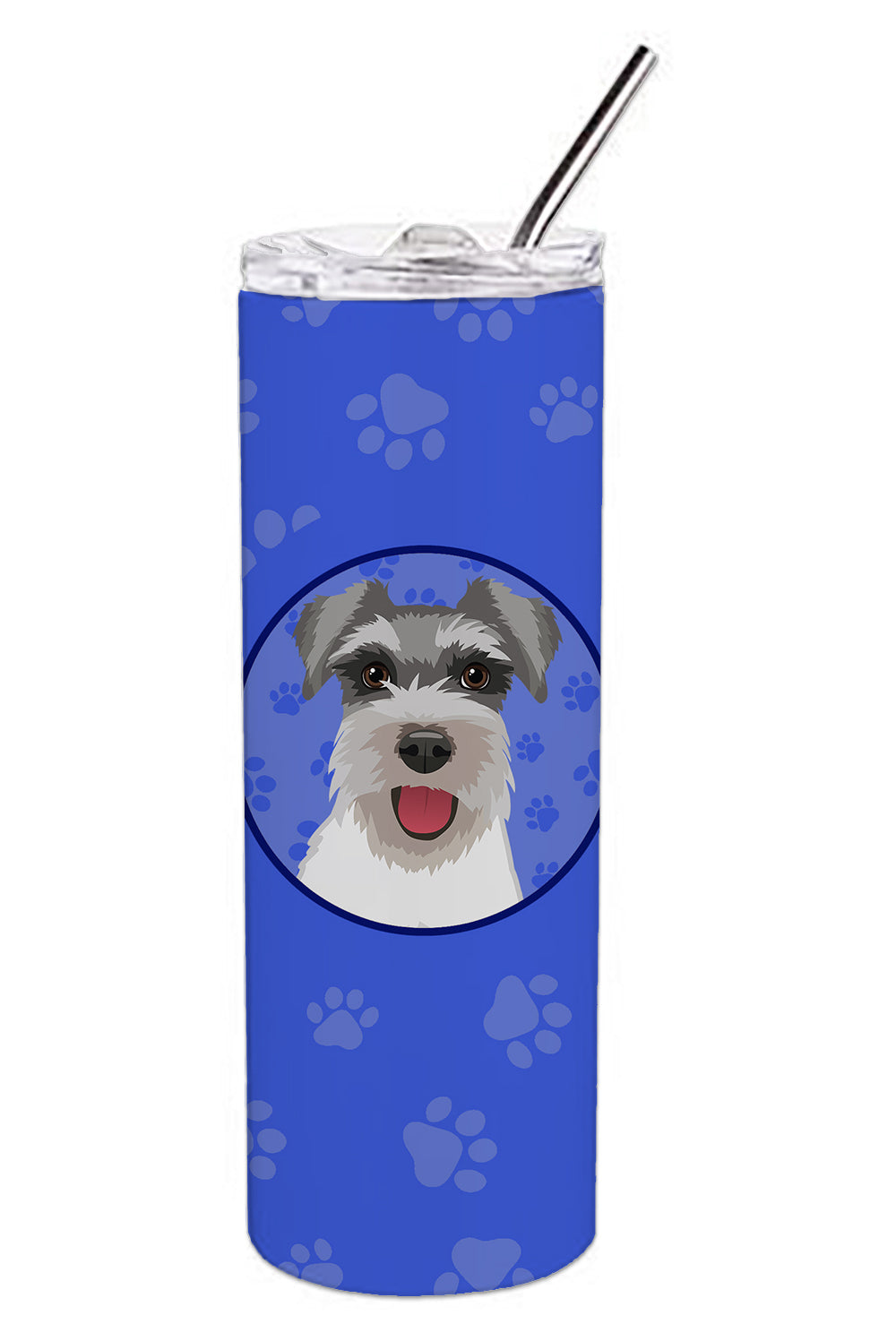 Buy this Schnauzer Salt and Pepper #3  Stainless Steel 20 oz Skinny Tumbler