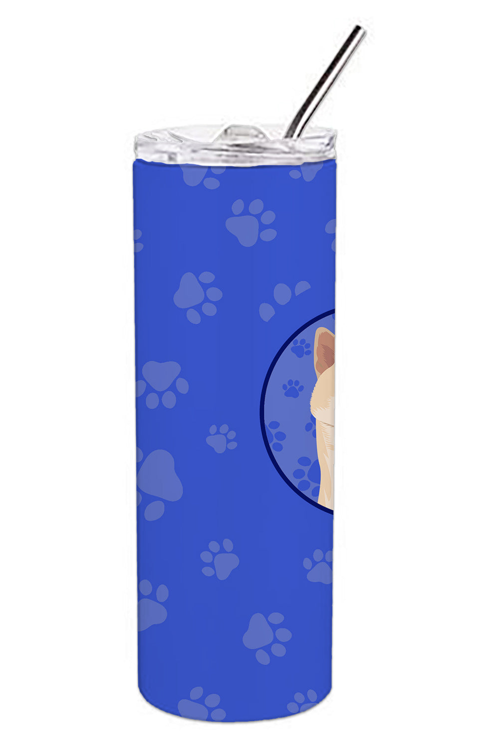 Shiba Inu Cream #1  Stainless Steel 20 oz Skinny Tumbler - the-store.com