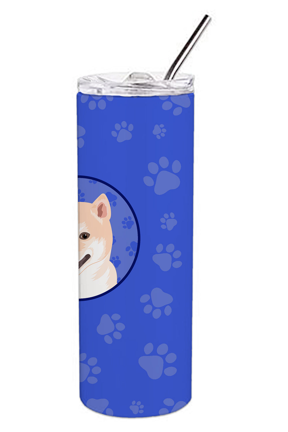 Shiba Inu Cream #2  Stainless Steel 20 oz Skinny Tumbler - the-store.com