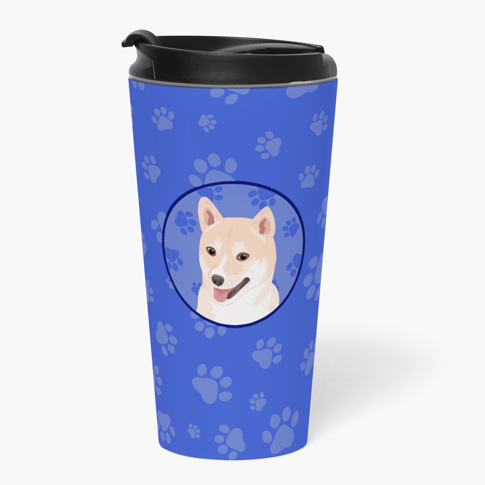 Buy this Shiba Inu Cream #2  Stainless Steel 16 oz  Tumbler