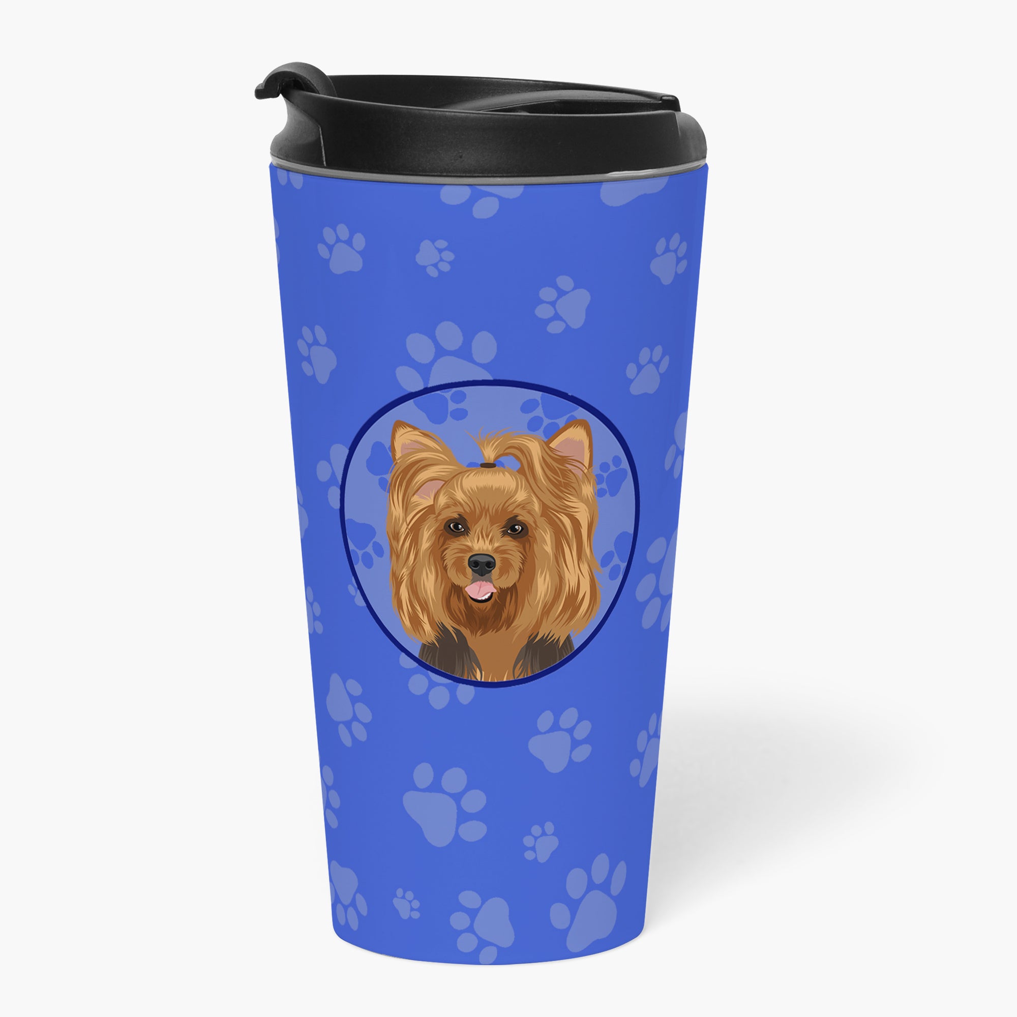 Buy this Yorkie Black and Gold #1  Stainless Steel 16 oz  Tumbler