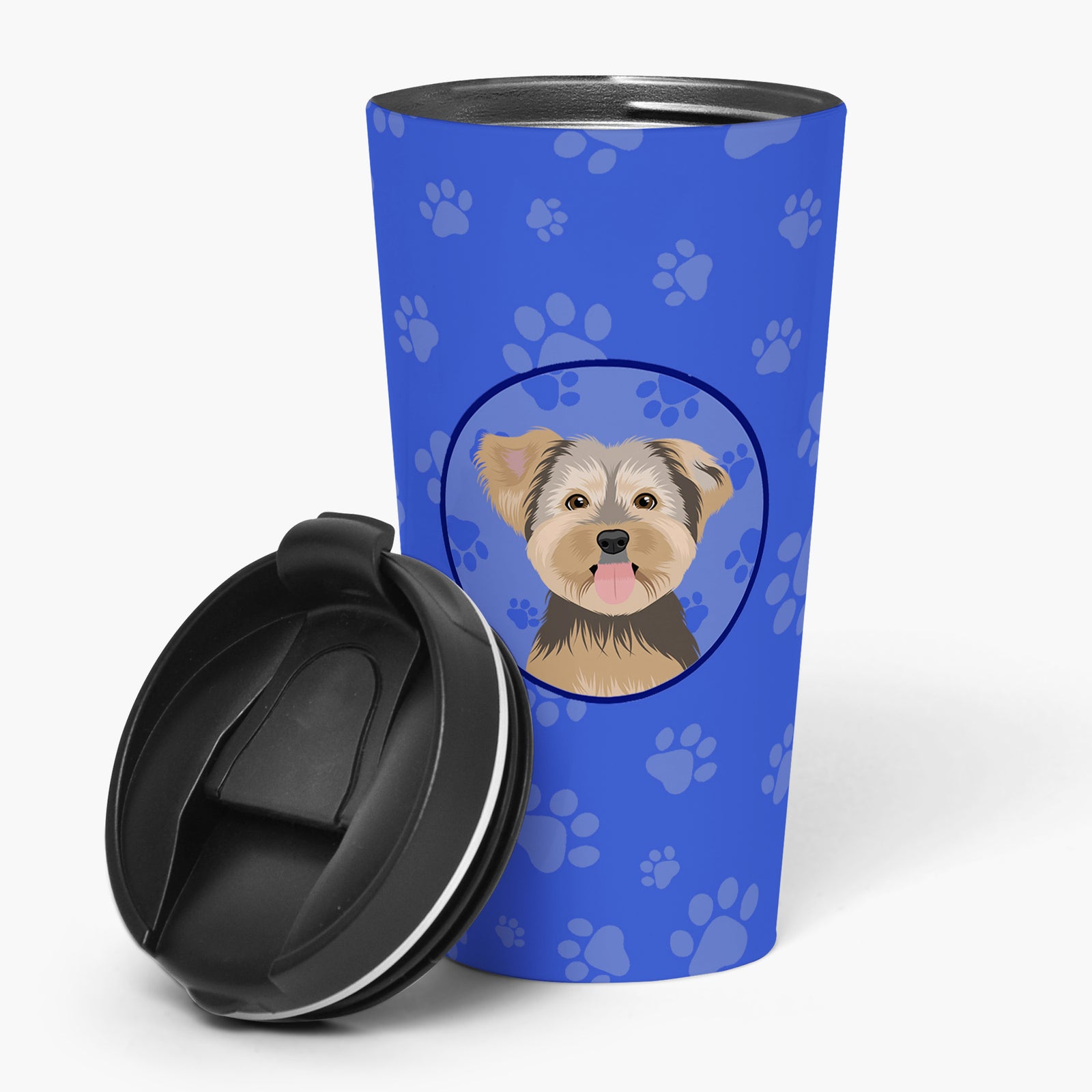 Buy this Yorkie Chocolate #2  Stainless Steel 16 oz  Tumbler