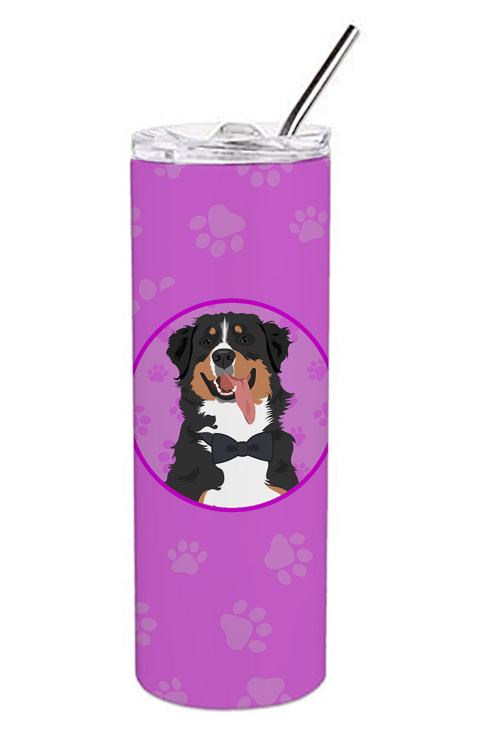 Buy this Bernese Mountain Dog #1 Stainless Steel 20 oz Skinny Tumbler