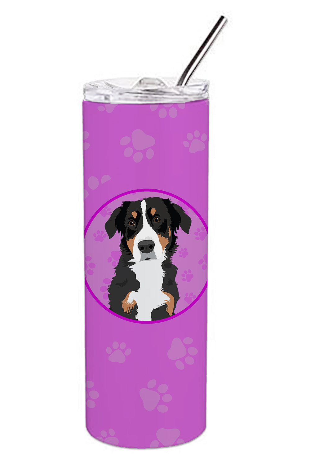 Buy this Bernese Mountain Dog Puppy #2 Stainless Steel 20 oz Skinny Tumbler