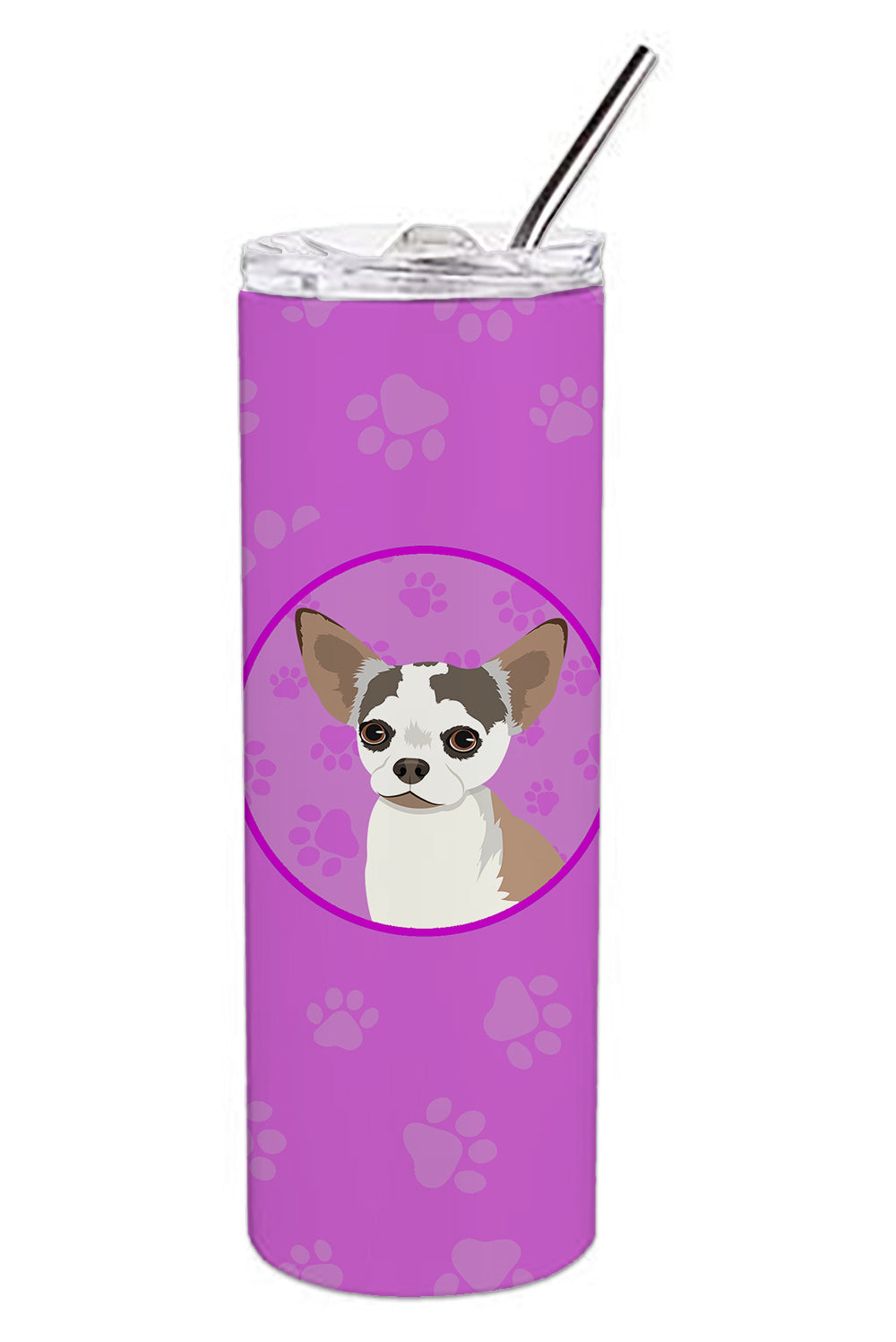 Buy this Chihuahua Merle Stainless Steel 20 oz Skinny Tumbler