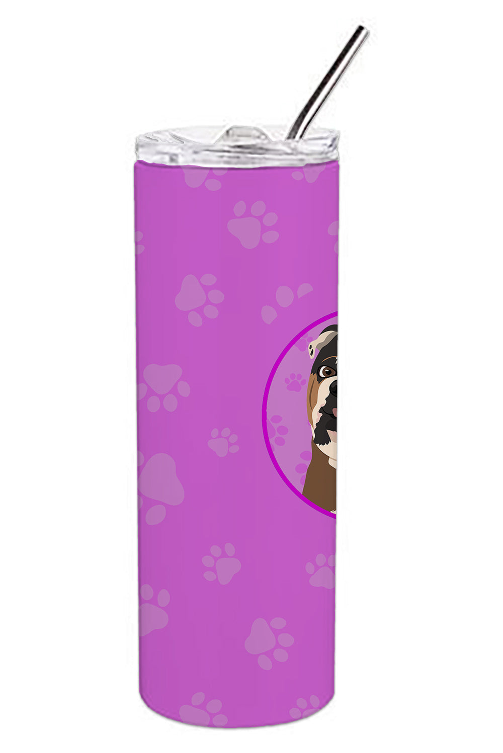 Buy this English Bulldog Chocolate Tan Stainless Steel 20 oz Skinny Tumbler