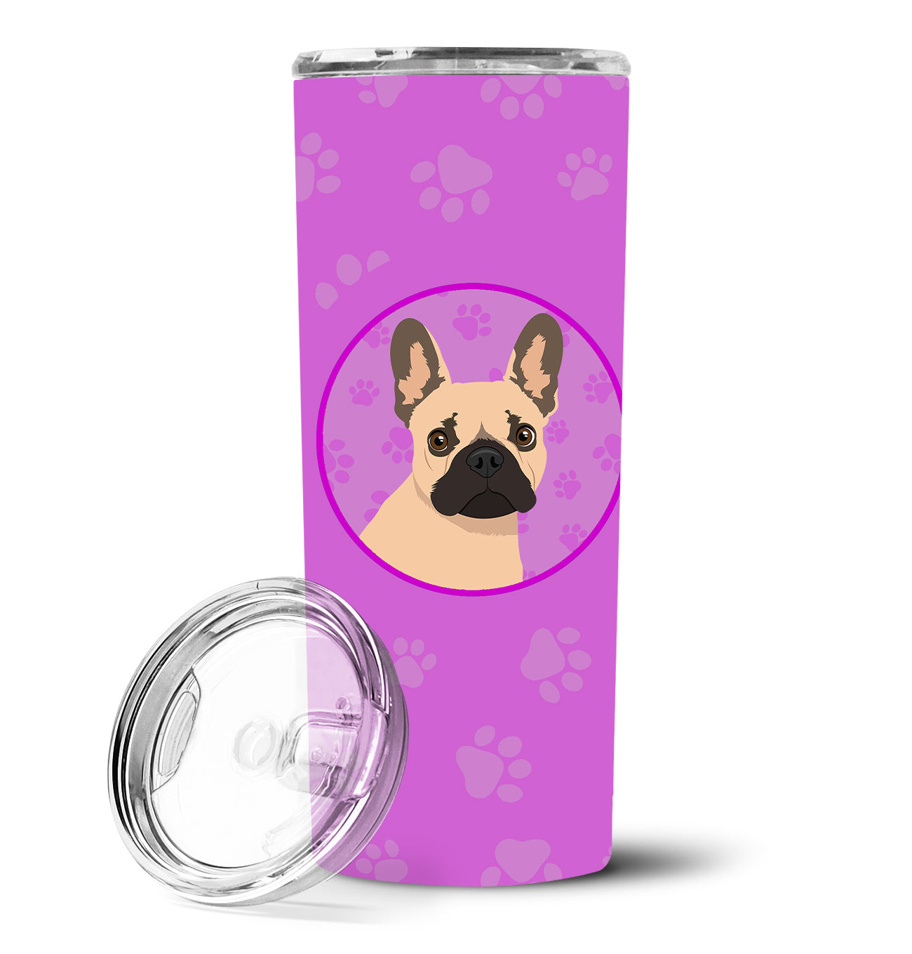 French Bulldog Fawn #1 Stainless Steel 20 oz Skinny Tumbler - the-store.com