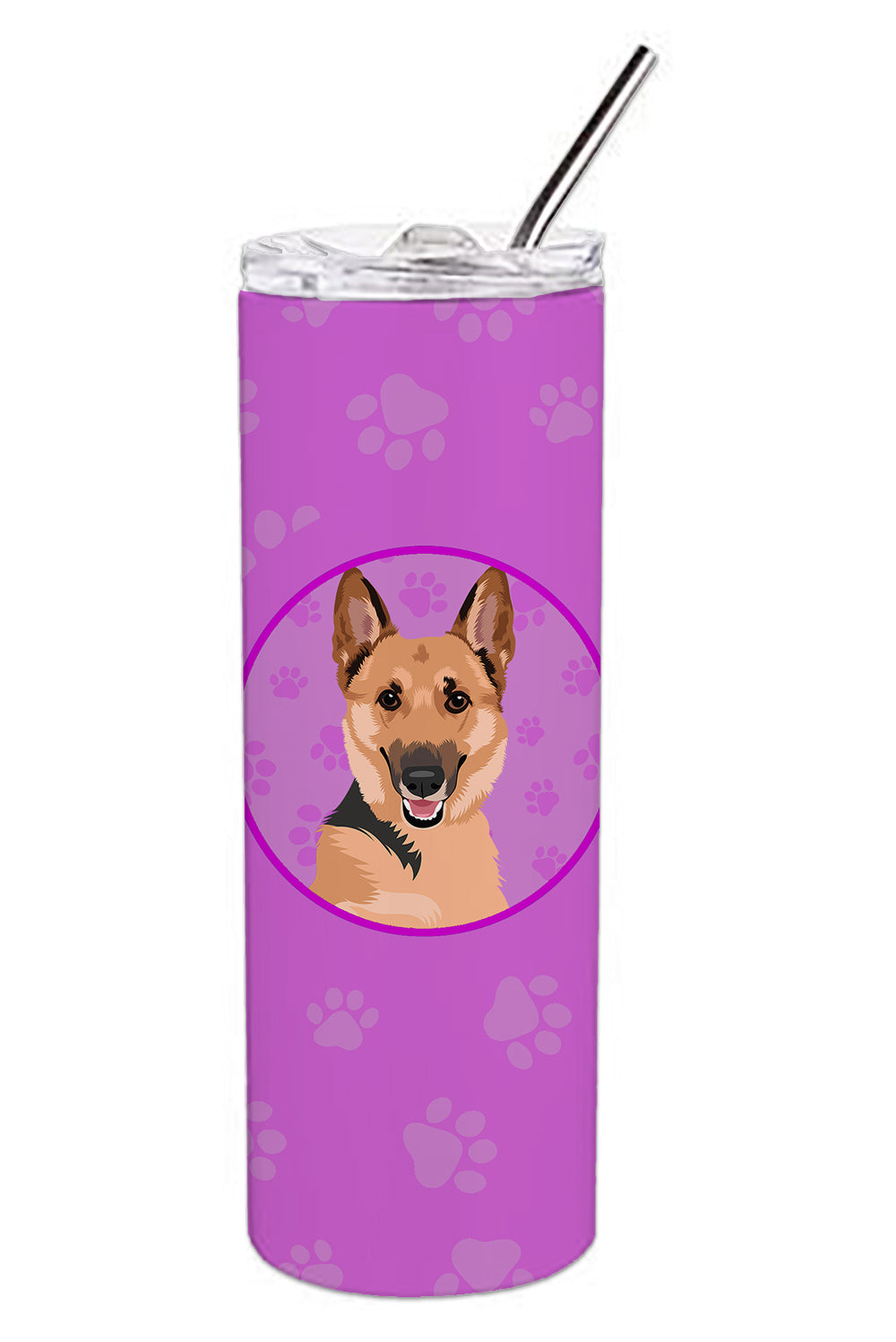 Buy this German Shepherd Black and Tan #1 Stainless Steel 20 oz Skinny Tumbler