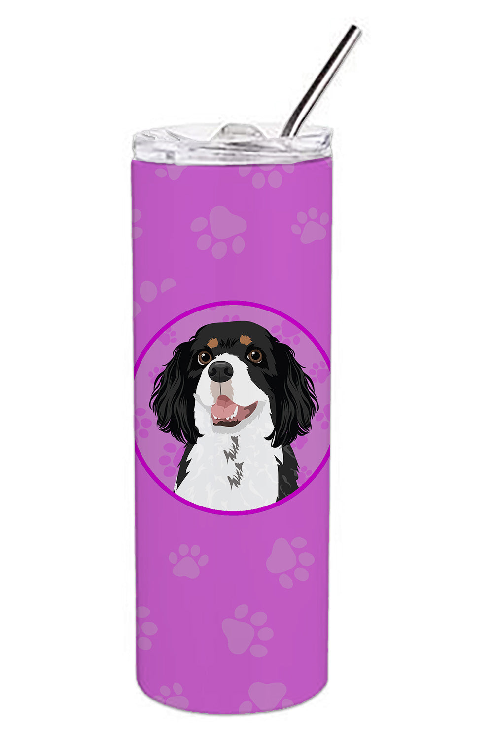 Buy this Cavalier King Charles Spaniel Tricolor #2 Stainless Steel 20 oz Skinny Tumbler