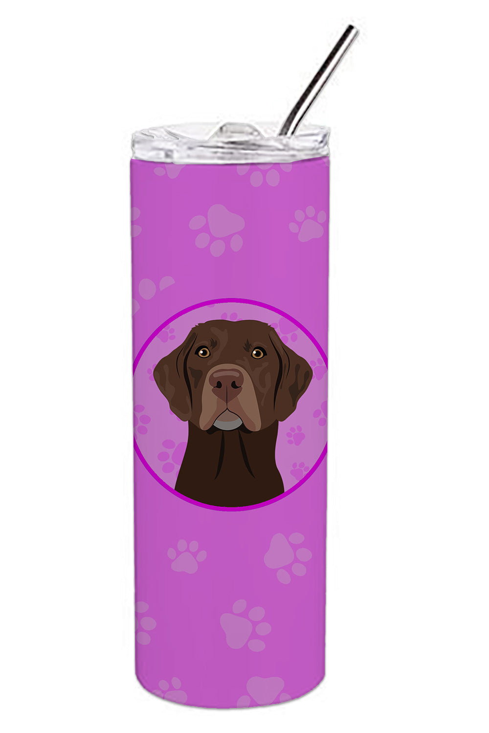 Buy this Labrador Retriever Chocolate #2 Stainless Steel 20 oz Skinny Tumbler