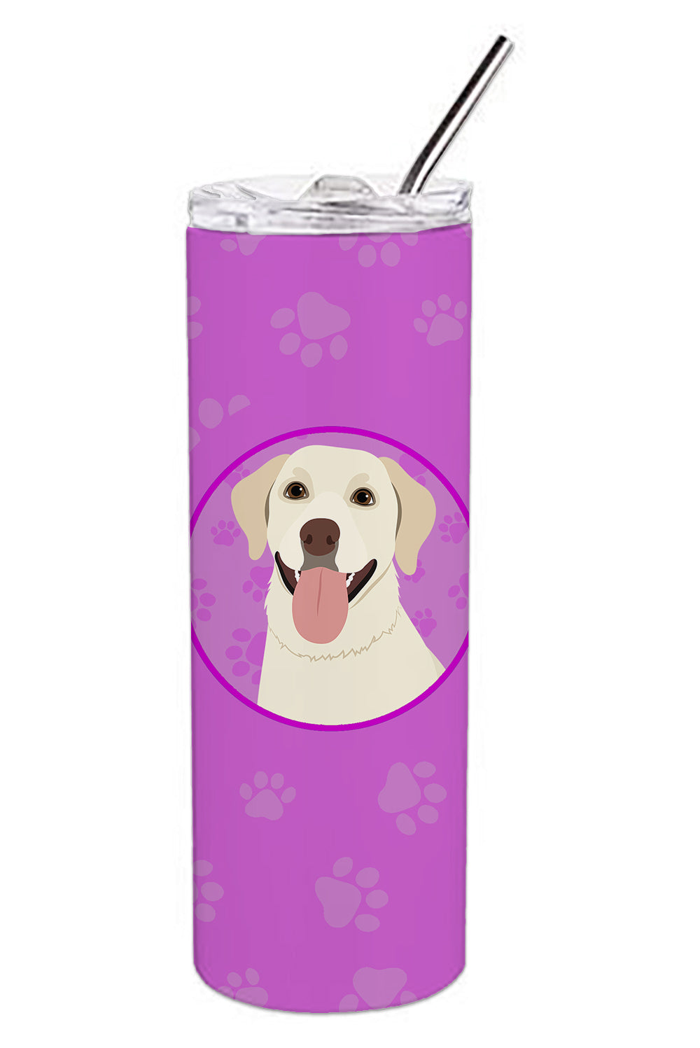 Buy this Labrador Retriever Yellow #1 Stainless Steel 20 oz Skinny Tumbler