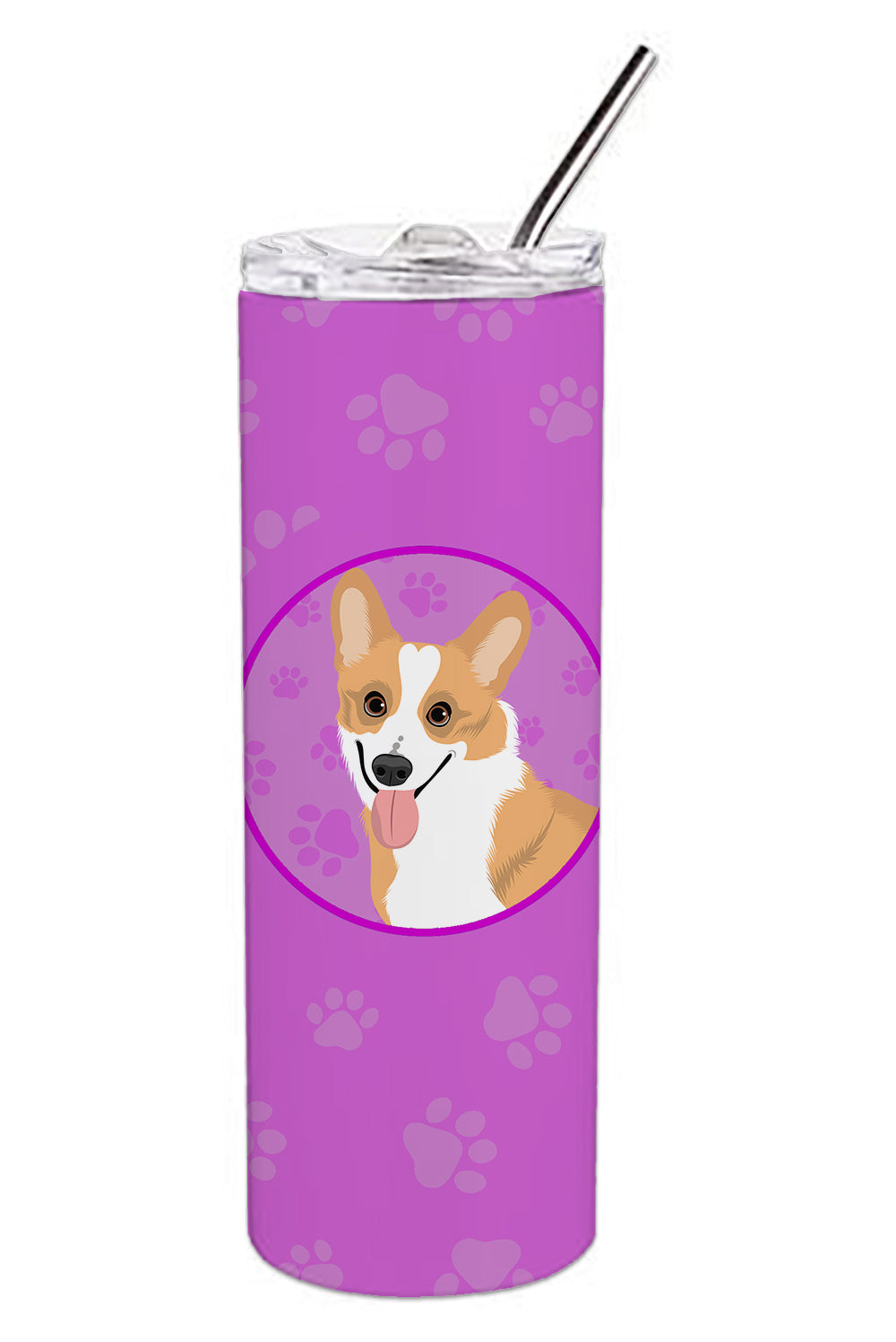 Buy this Pembroke Corgi Red and White Stainless Steel 20 oz Skinny Tumbler