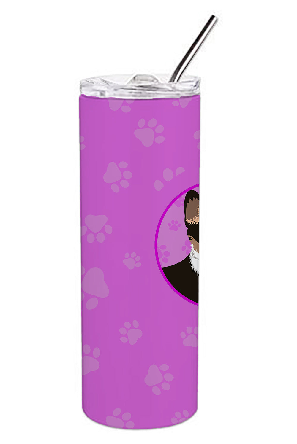 Buy this Pembroke Welsh Corgi Tricolor Black-Headed #2 Stainless Steel 20 oz Skinny Tumbler