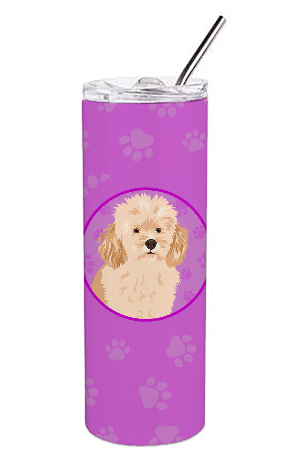 Buy this Poodle Toy Apricot Stainless Steel 20 oz Skinny Tumbler