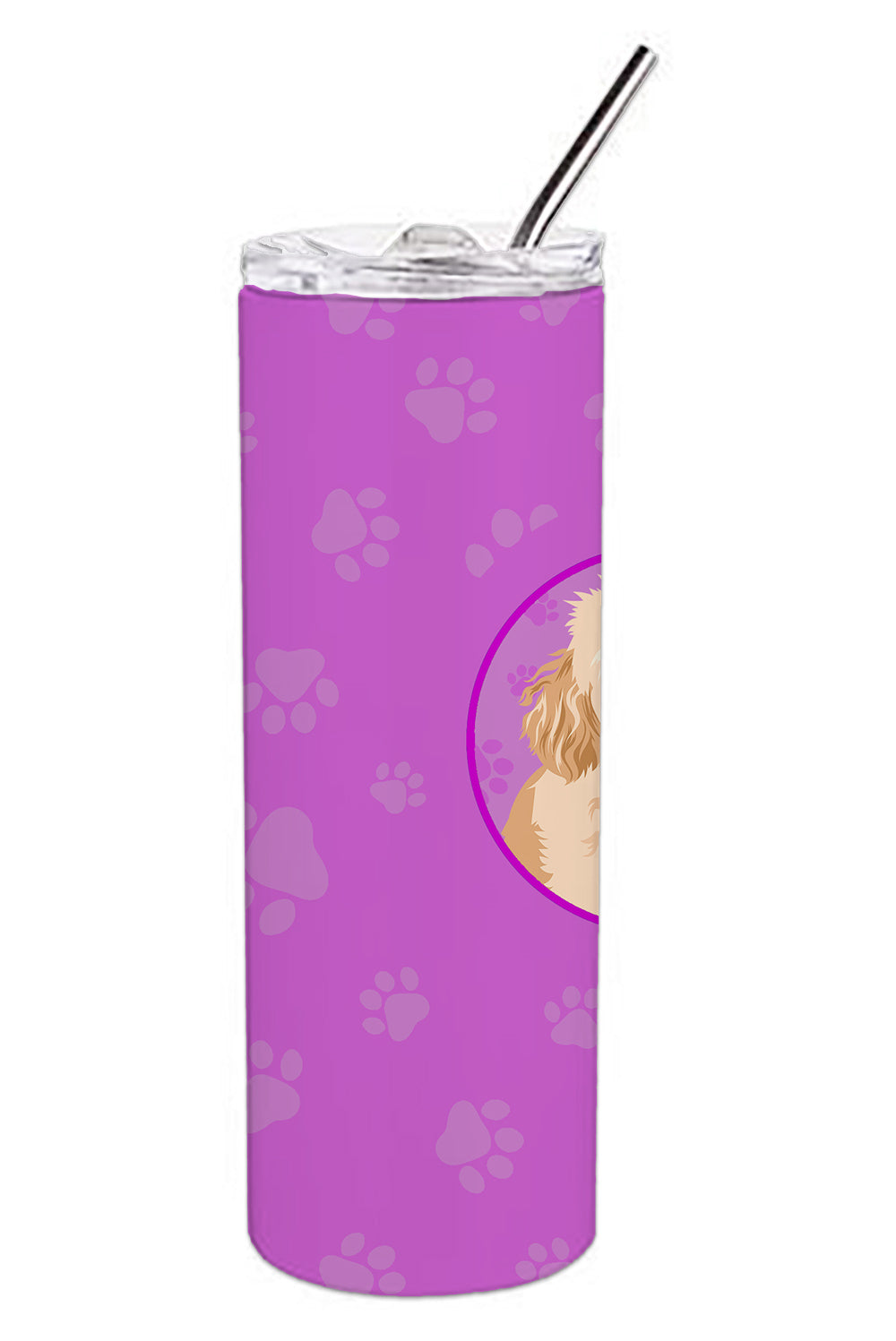 Poodle Toy Apricot Stainless Steel 20 oz Skinny Tumbler - the-store.com