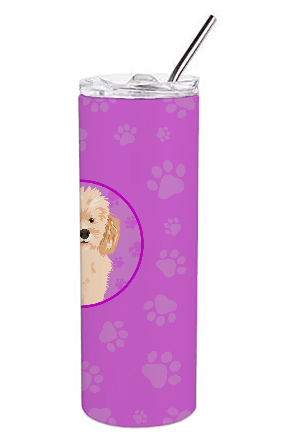 Poodle Toy Apricot Stainless Steel 20 oz Skinny Tumbler - the-store.com