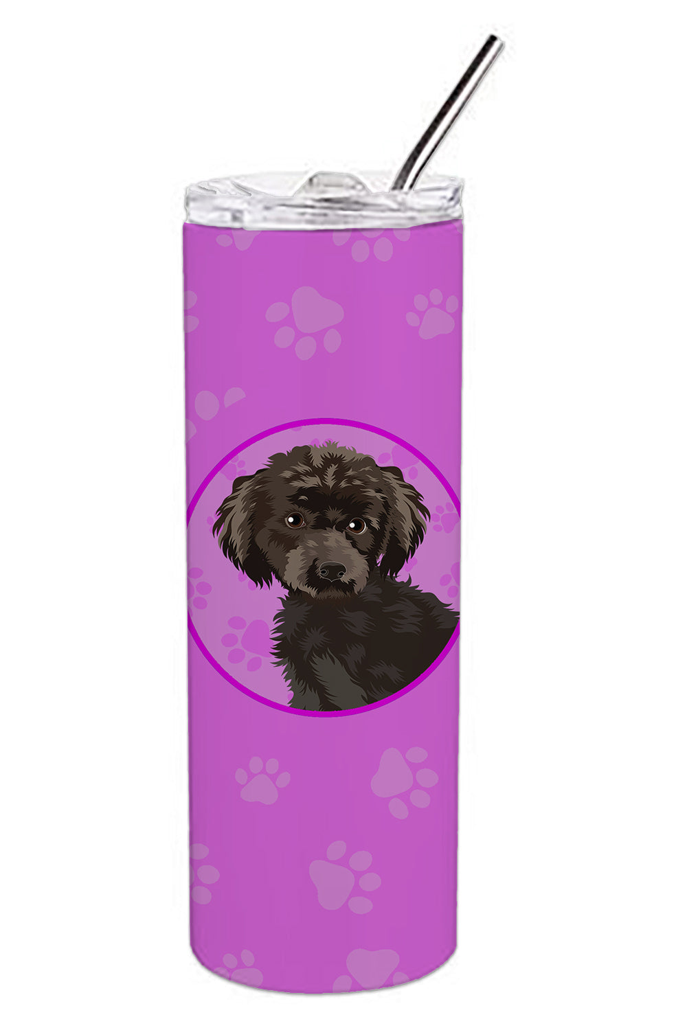 Buy this Poodle Toy Brown Stainless Steel 20 oz Skinny Tumbler