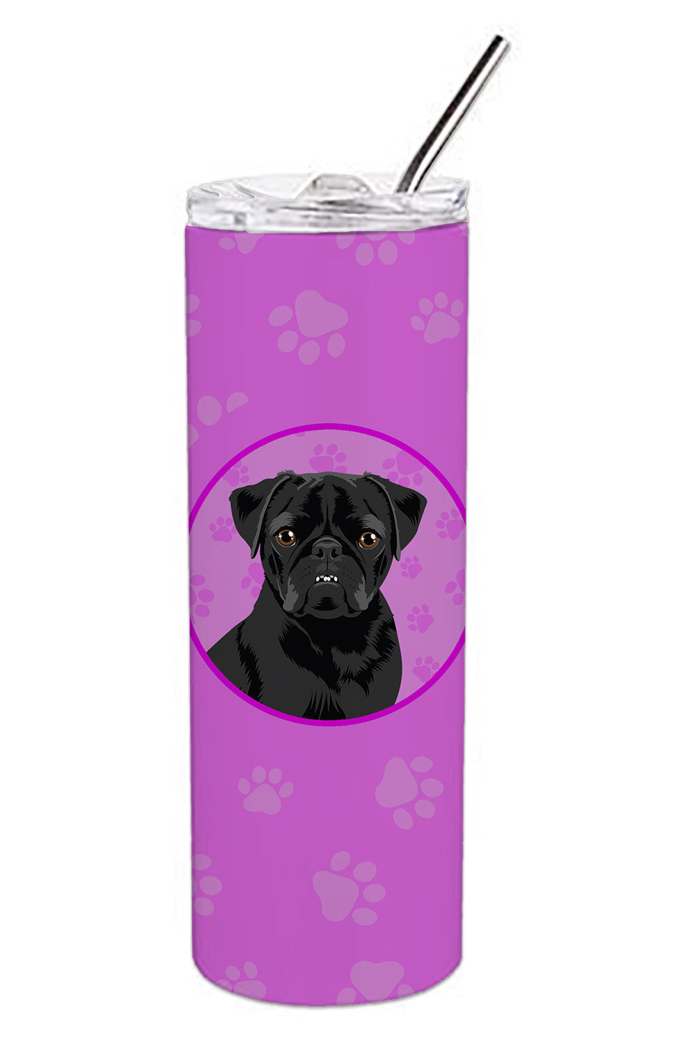 Buy this Pug Black #2 Stainless Steel 20 oz Skinny Tumbler