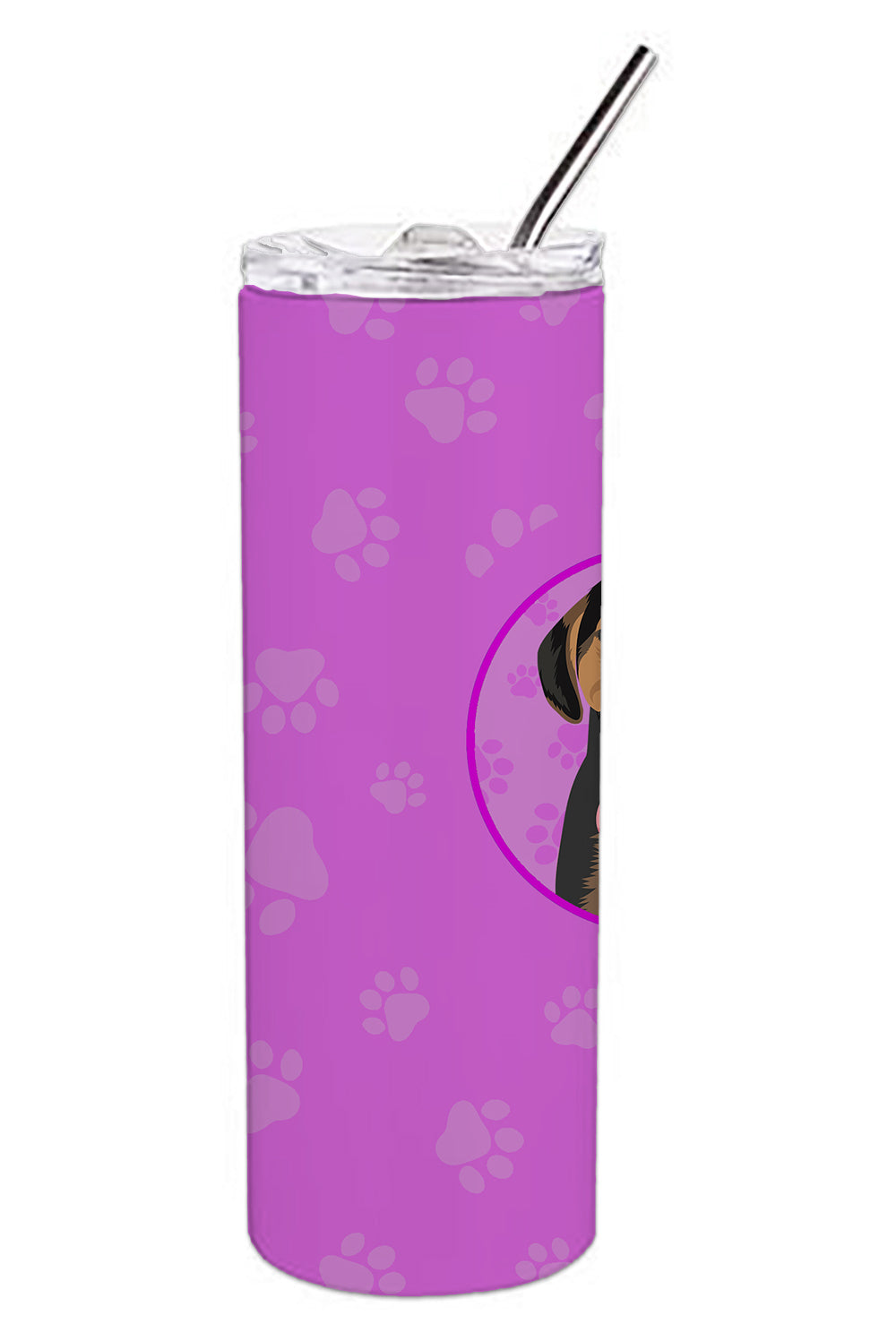 Rottweiler Black and Tan #4 Stainless Steel 20 oz Skinny Tumbler - the-store.com