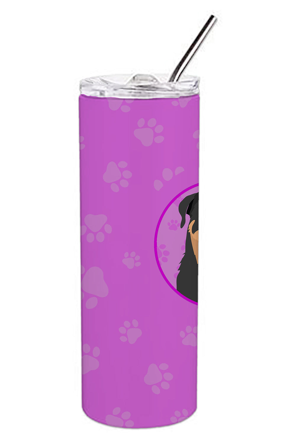 Rottweiler and Tan #7 Stainless Steel 20 oz Skinny Tumbler - the-store.com