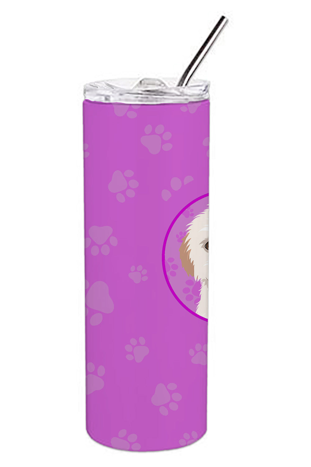 Buy this Shih-Tzu White and Red Stainless Steel 20 oz Skinny Tumbler