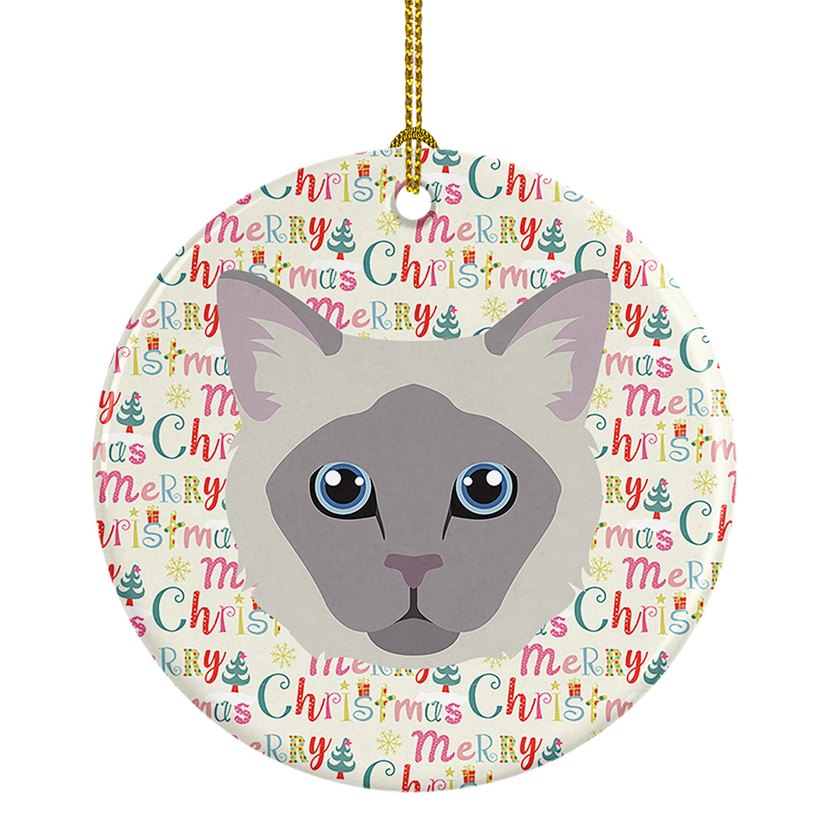 Buy this Owyhee Bob Cat Christmas Ceramic Ornament