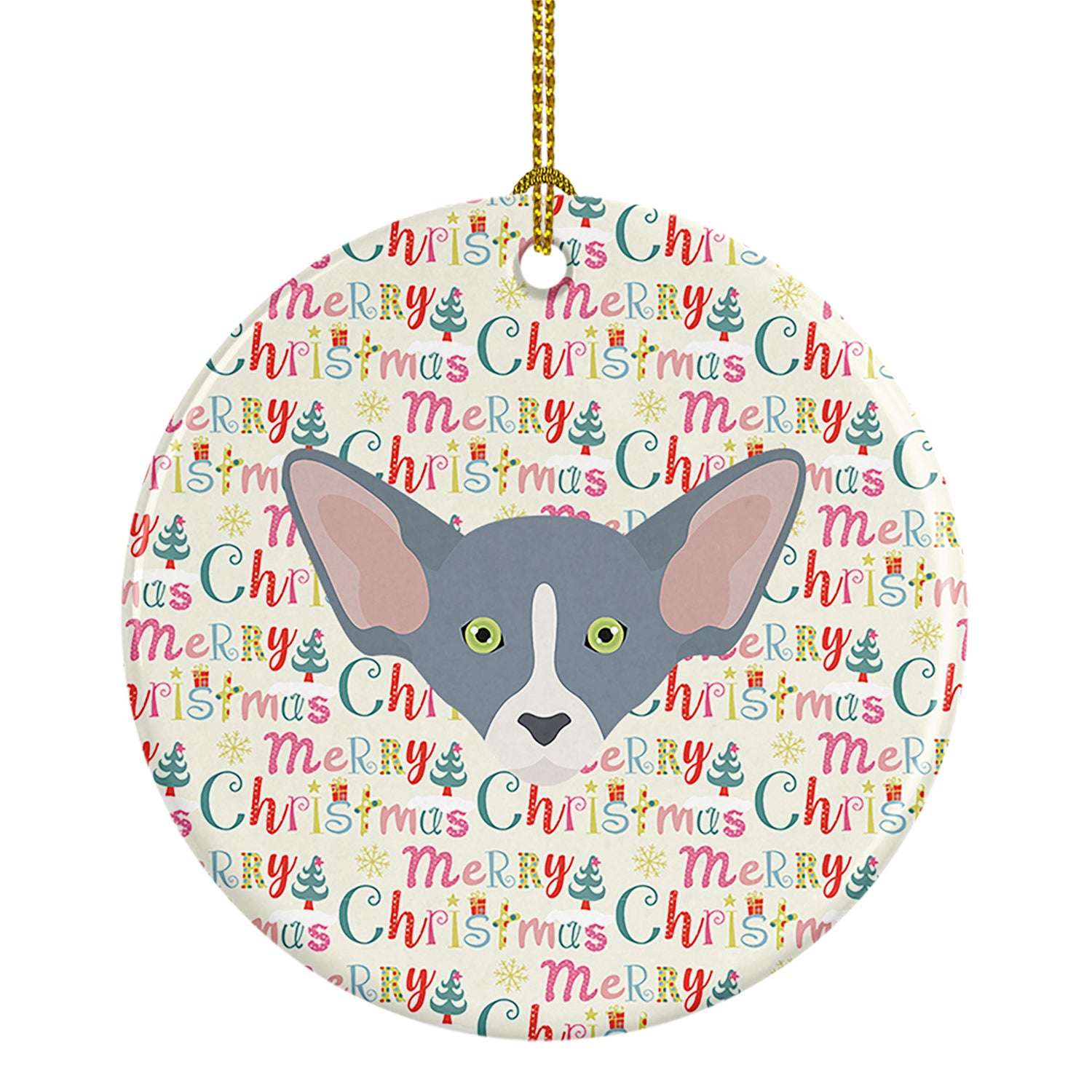 Buy this Peterbald Cat Christmas Ceramic Ornament