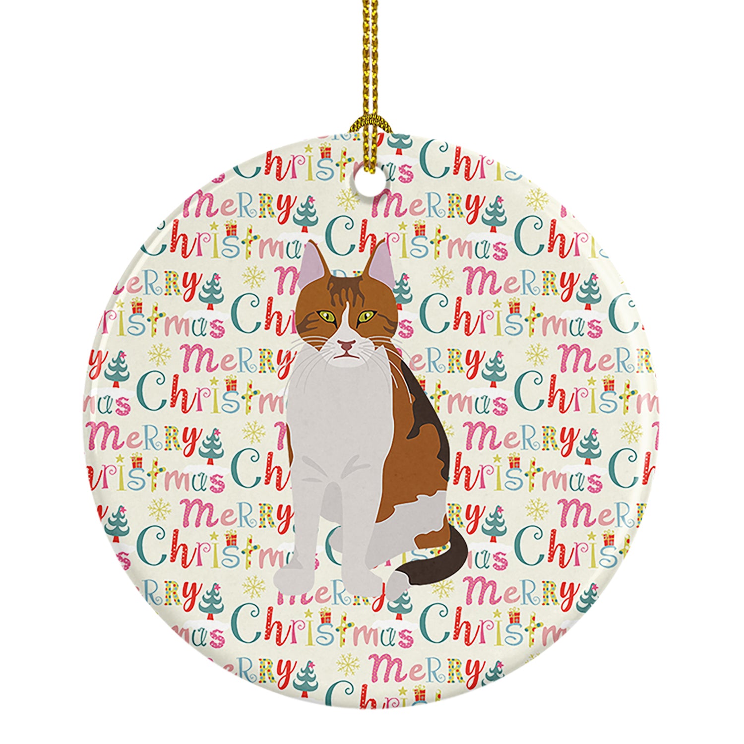 Buy this Aegean Cat Christmas Ceramic Ornament